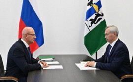 Травников и Чернышенко обсудили развитие Новосибирской области