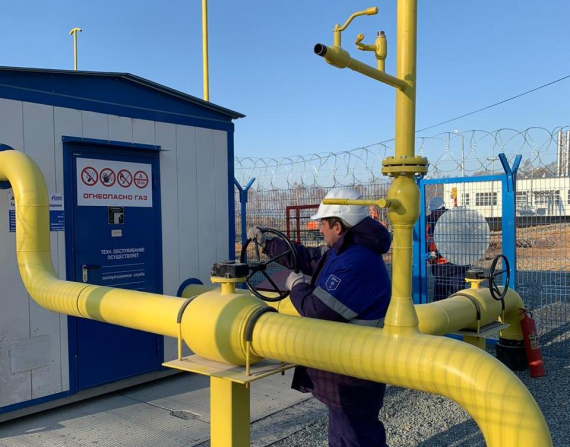 «Газпром газораспределение Дальний Восток» заполнил газом межпоселковый газопровод к Большому Камню