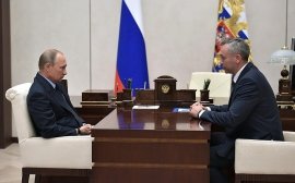 Владимир Путин похвалил Травникова за объемы вывоза зерна из Новосибирской области