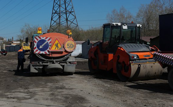 В Новосибирске начался ремонт дороги по улице Никитина