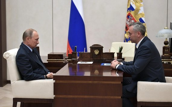 Владимир Путин похвалил Травникова за объемы вывоза зерна из Новосибирской области